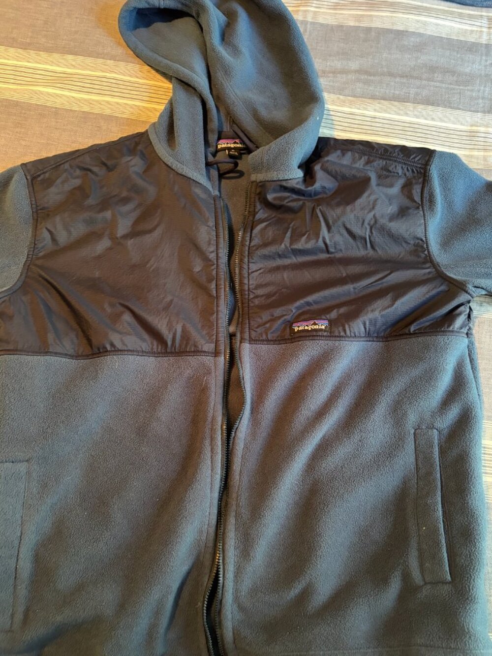 Patagonia Women's XL Zipper Fleece, Blue